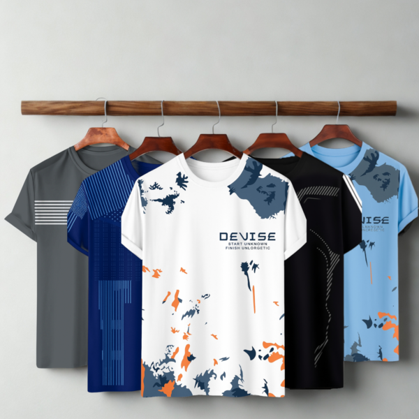 Stylish Comfortable sports T-Shirt 5pis combo offer